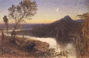 Samuel Palmer Classical River Scene Sweden oil painting artist